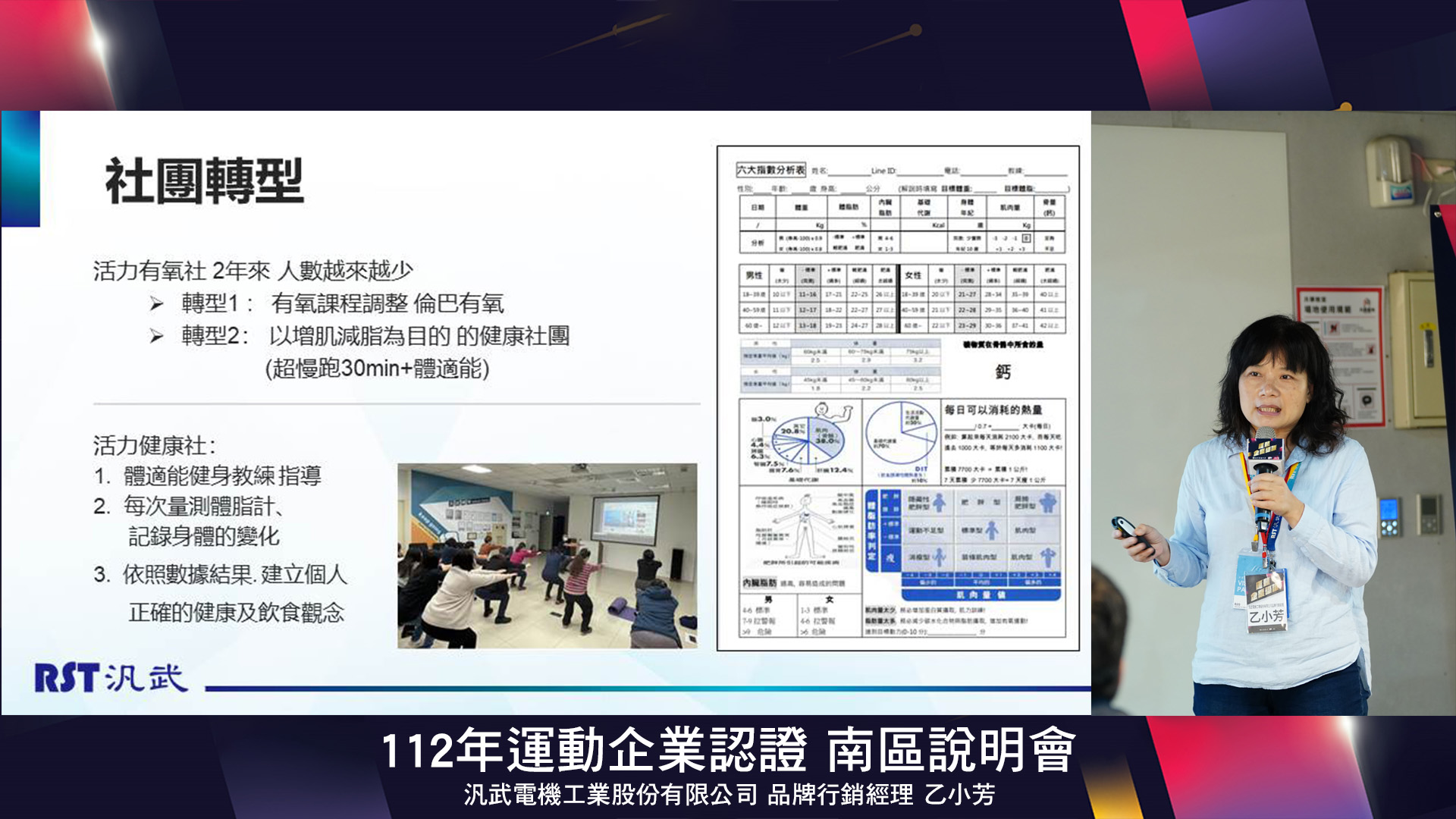 汎武受邀 「112年運動企業認證 南區說明會」分享社團成果