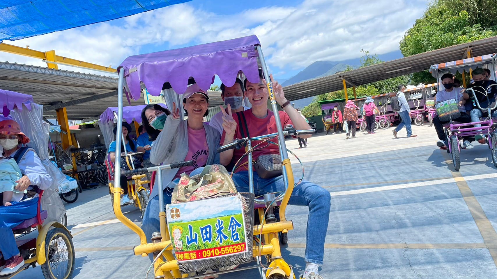 準備跟媽媽一起騎車囉！ 1